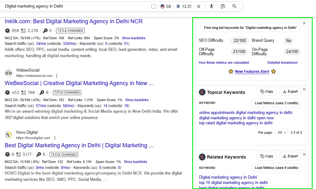 Keywords Everywhere