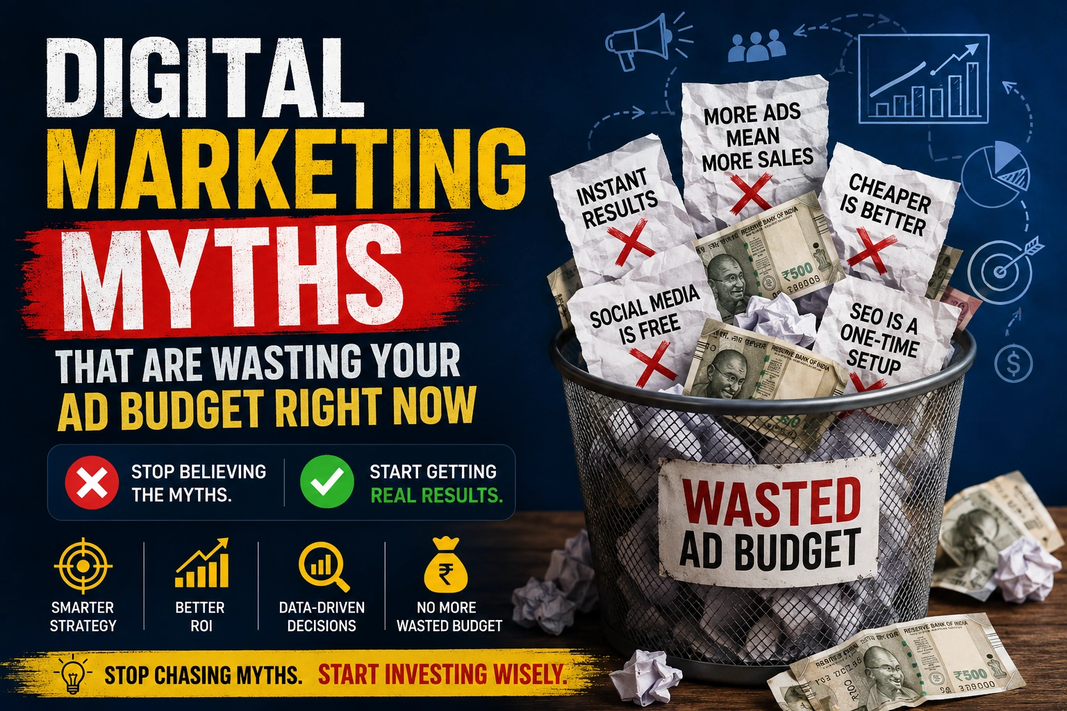 Digital Marketing Myths That Are Wasting Your Ad Budget Right Now