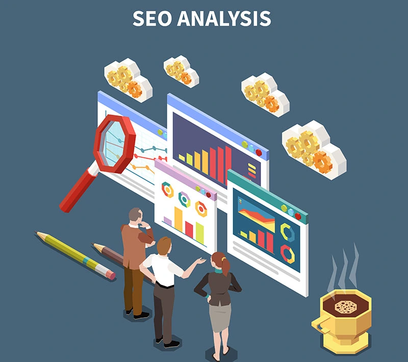 Visual representation of SEO analysis aimed at enhancing small business growth online in Laxmi Nagar.